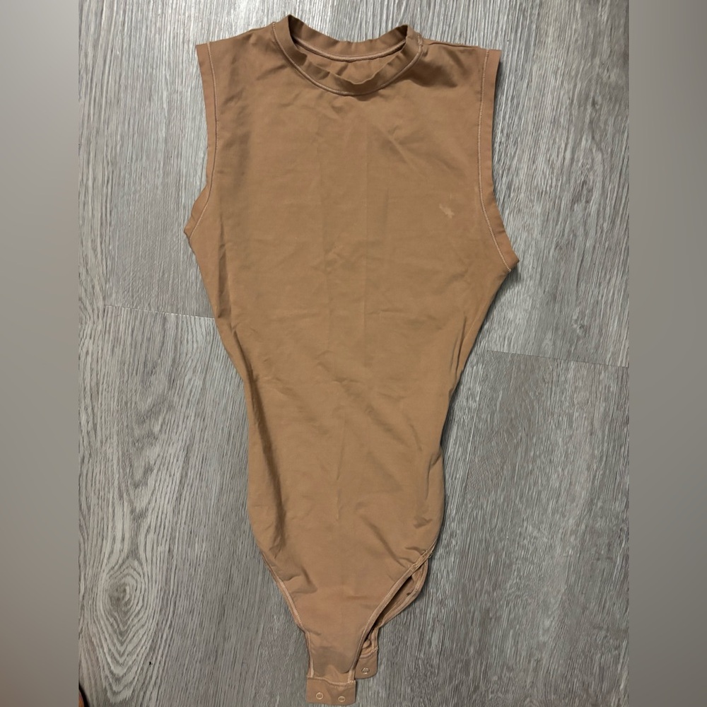 SKIMS Tan Sleeveless Bodysuit